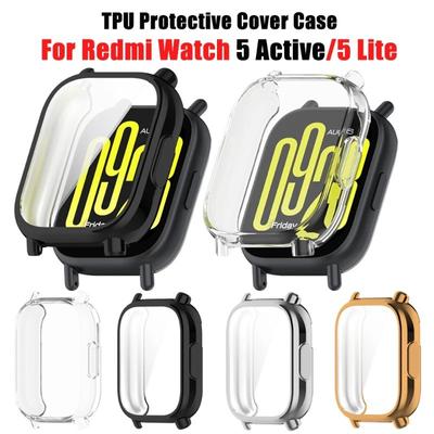 Защитный чехол TPU для Redmi Watch 5 Active Мягкий защитный чехол-бампер Защитный чехол для Redmi Watch5 Lite Аксессуары