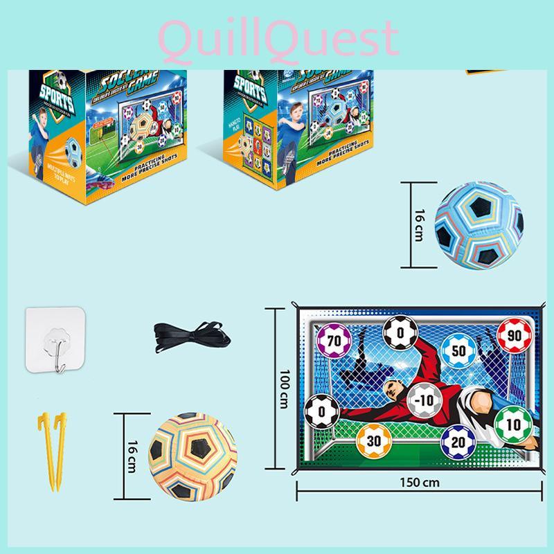 Fun And Colorful Childrens Soccer Play Mat Set With Soft Plush Pillow And Accessories