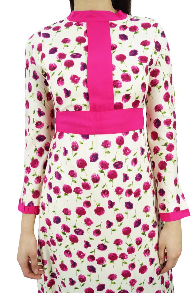 Bimba Женское зимнее платье макси с цветочным принтом, длинное, из вискозы