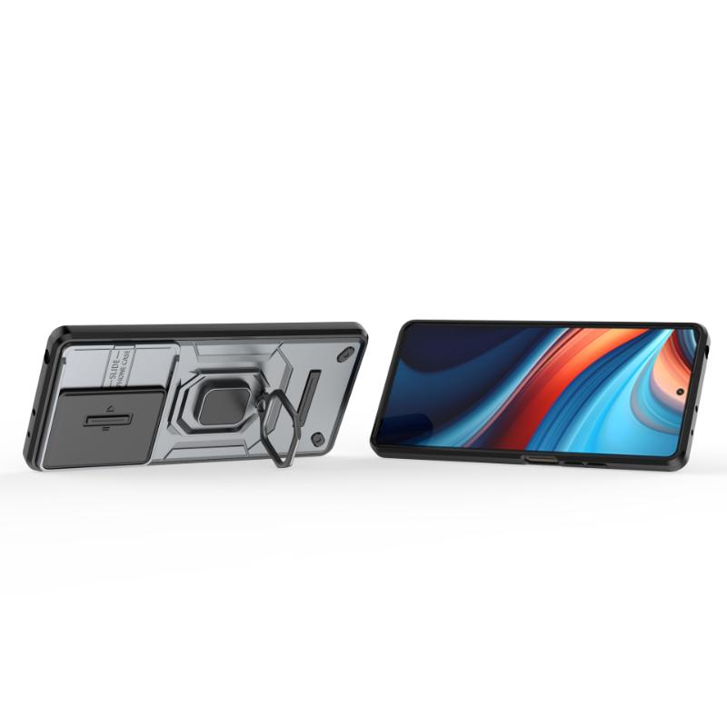 Для Xiaomi Redmi Note 13R Pro 5g задняя крышка противоударный бронированный чехол слайдер объектив камеры защита магнитный держатель подставка телефон чехлы