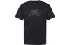 Men's Nike T-Shirts Men's Black Crew Neck Moderate Straight Fit