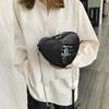 Brand Heart Tote Bag For Women  Stone Pattern PU Leather Crossbody Bags Female Small Shoulder Bags Cute Purse Handbags