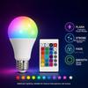 Adjustable Brightness Dimmable Light Bulb Multicolor Lighting Tools RGB Color Changing Light Bulb