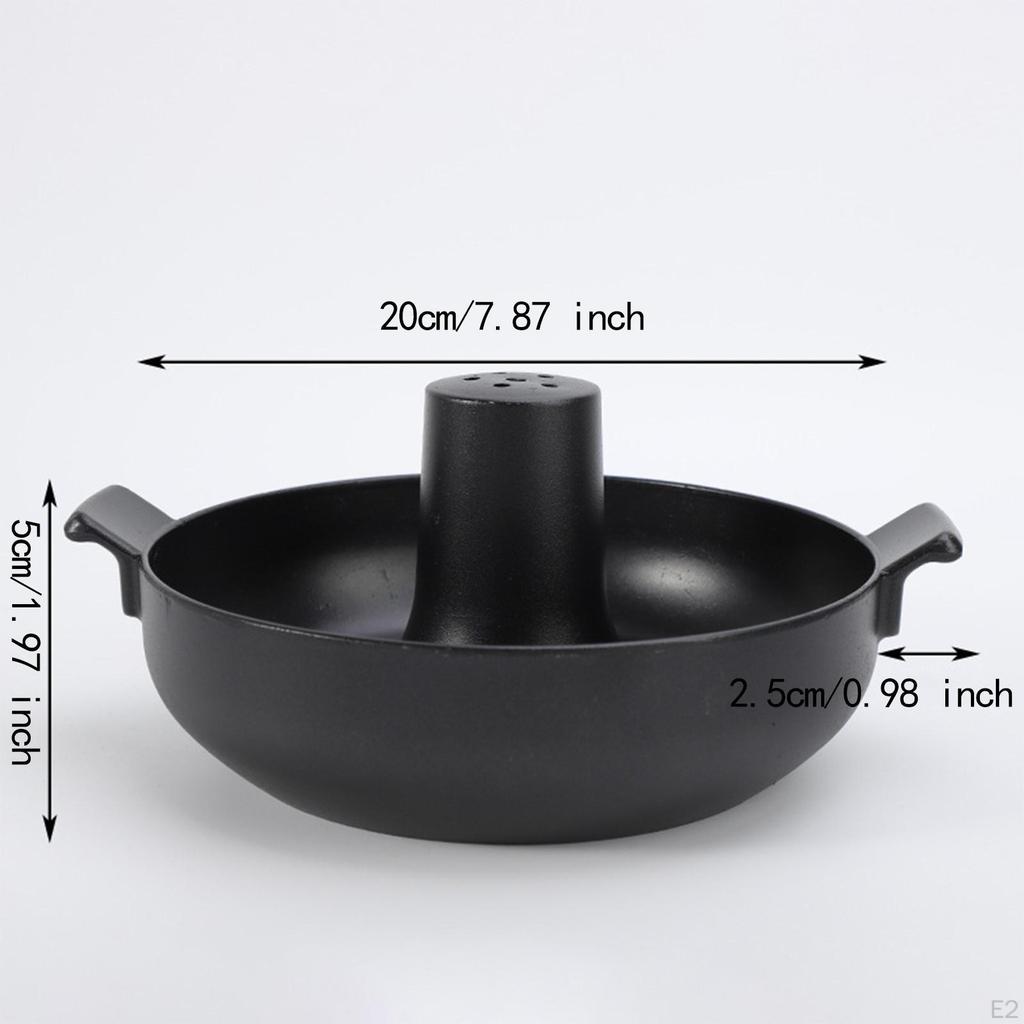 Beijing Lamb Hotpot Aluminum Elegant Thick Cooking Pot Chafing Dish