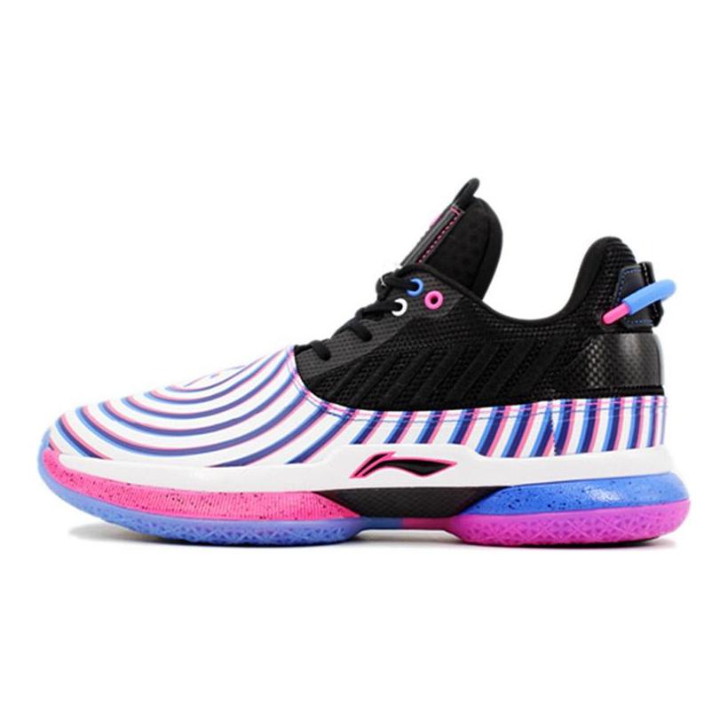 Li Ning WOW 7 Way Of Wade 7 Амортизация Нескользящие Износостойкие Низкие Баскетбольные Кроссовки Мужские ABAN079-4