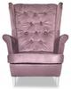 Gaja Scandinavian Family Furniture кресло с подголовником сиренево-розовый салон красоты