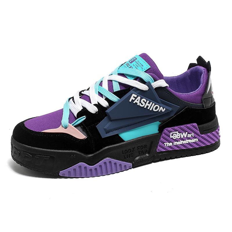 Мужские кроссовки Мужская обувь Повседневная обувь Цветовая гамма Кроссовки Трендовые кроссовки для бега Вулканизированные кроссовки для скейтбординга для мужчин