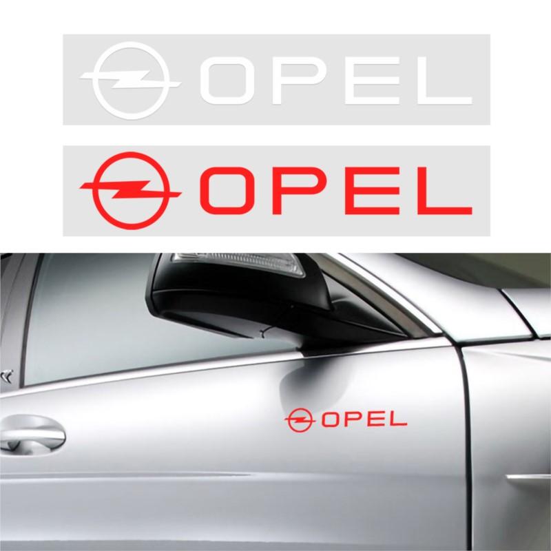 2PC Waterproof Car Stickers Vinyl Styling Art Creative Auto Decal For Opel Zafira B Corsa Insignia Mokka Regal Car Wheel Hubcap