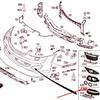 Mercedes-Benz W221 S300 Front Bumper Fog Light Frame Accessories (2218851722, 2218851822)