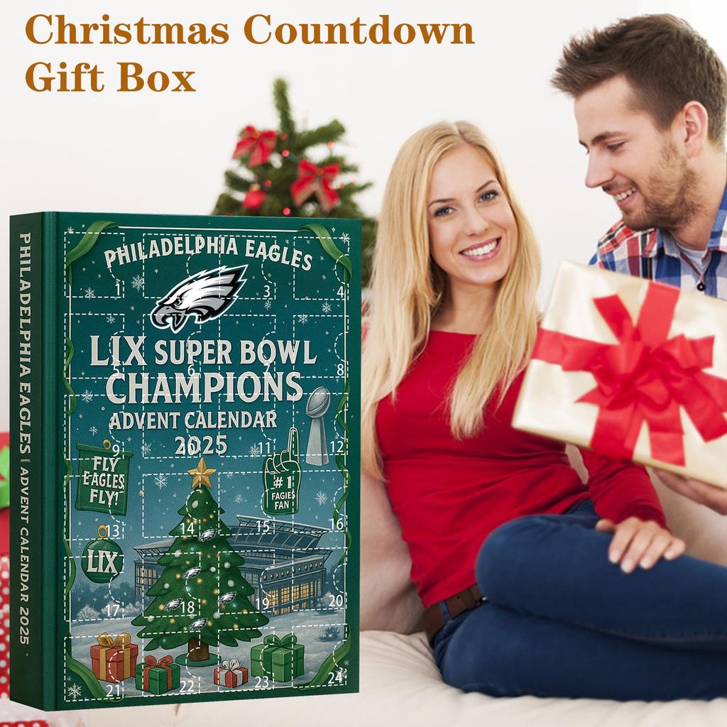 Philadelphia Eagles Christmas Coming Calendar Blind Box Super Bowl Christmas Tree Acrylic Pendant