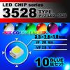 Светодиодные чипы 3528 SMD Синие 10 шт. Замена