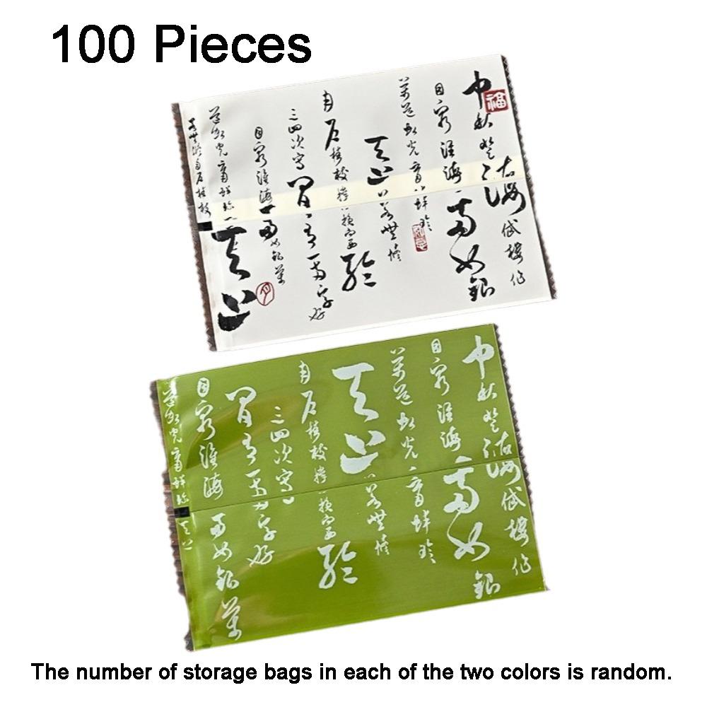 100PCS Transparent Mooncake Bags Chinese Style Machine Seal Bags Food Storage Bags  Egg Yolk Crisp