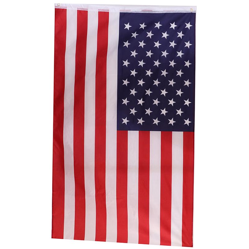 5*3 фута американский флаг люверсы США полиэстер флаг украшение двора 90*150 см