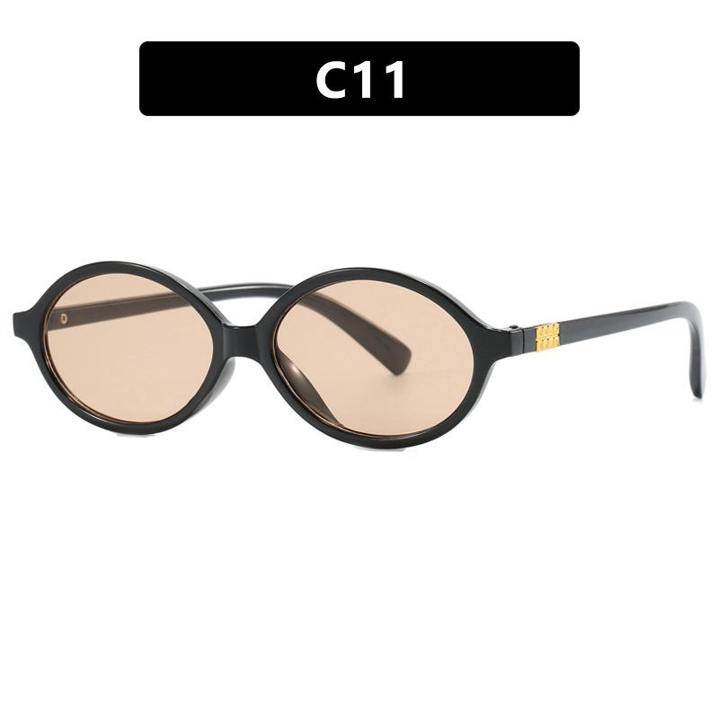 Oval Small Frame Plain Glasses Personalized Anti-blue Light Glasses Eye Protection Korean women Optical Spectacle Eyeglass