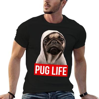 Original Pug Life Pug T-Shirt T Shirt Man Cotton G Man T Shirts for Men T Shirt for Man 100 Per