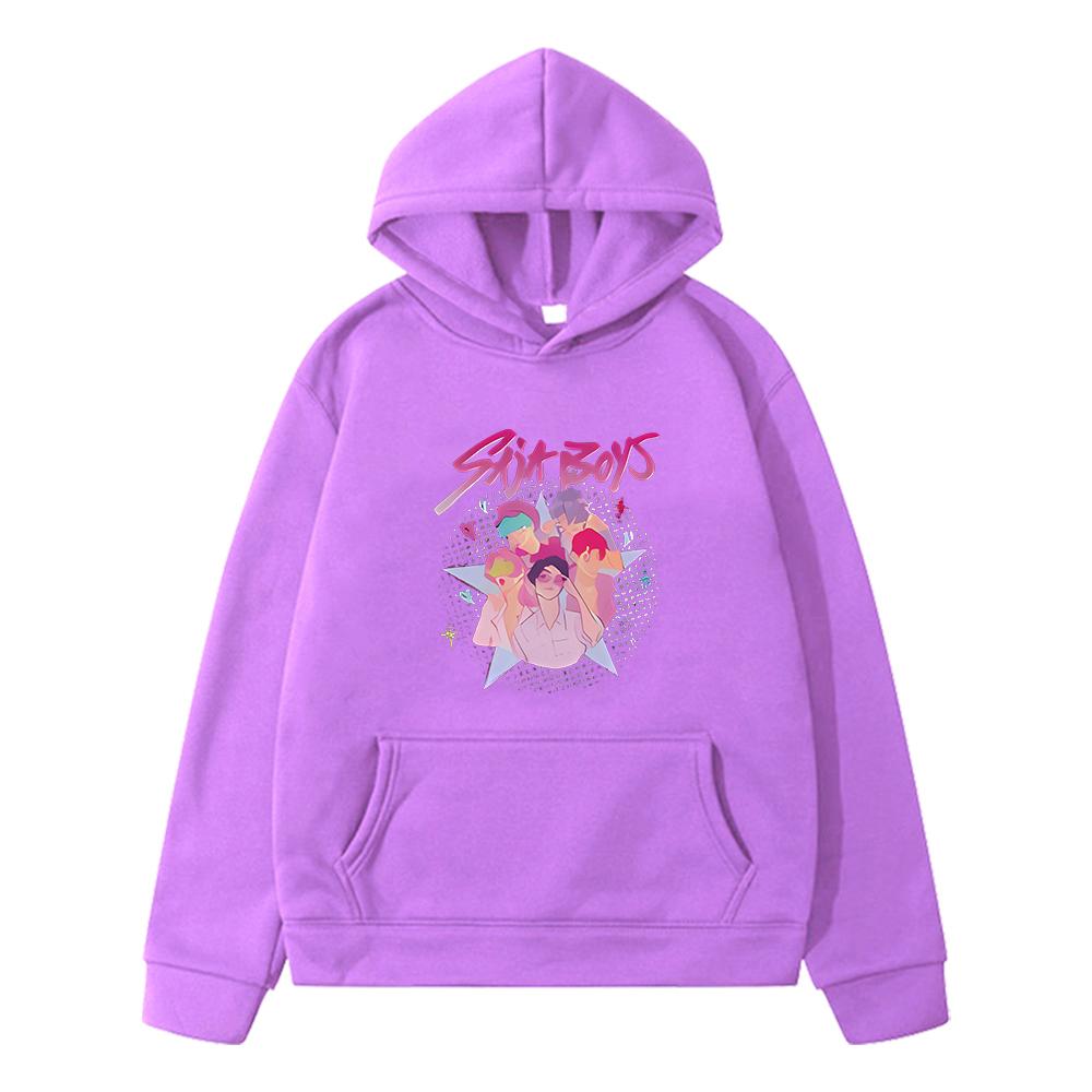 Saja Boys hoodies kpop demon hunters kids print anime hoodie sweatshirt Fleece Jacket Autumn Cartoon pullover girls clothes y2k