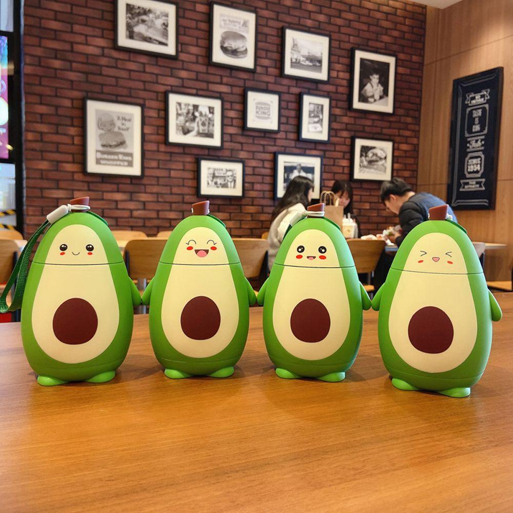 Мультфильм Портативные кухонные принадлежности Посуда для питья Чашки для сока Бутылка для воды Авокадо Чайник