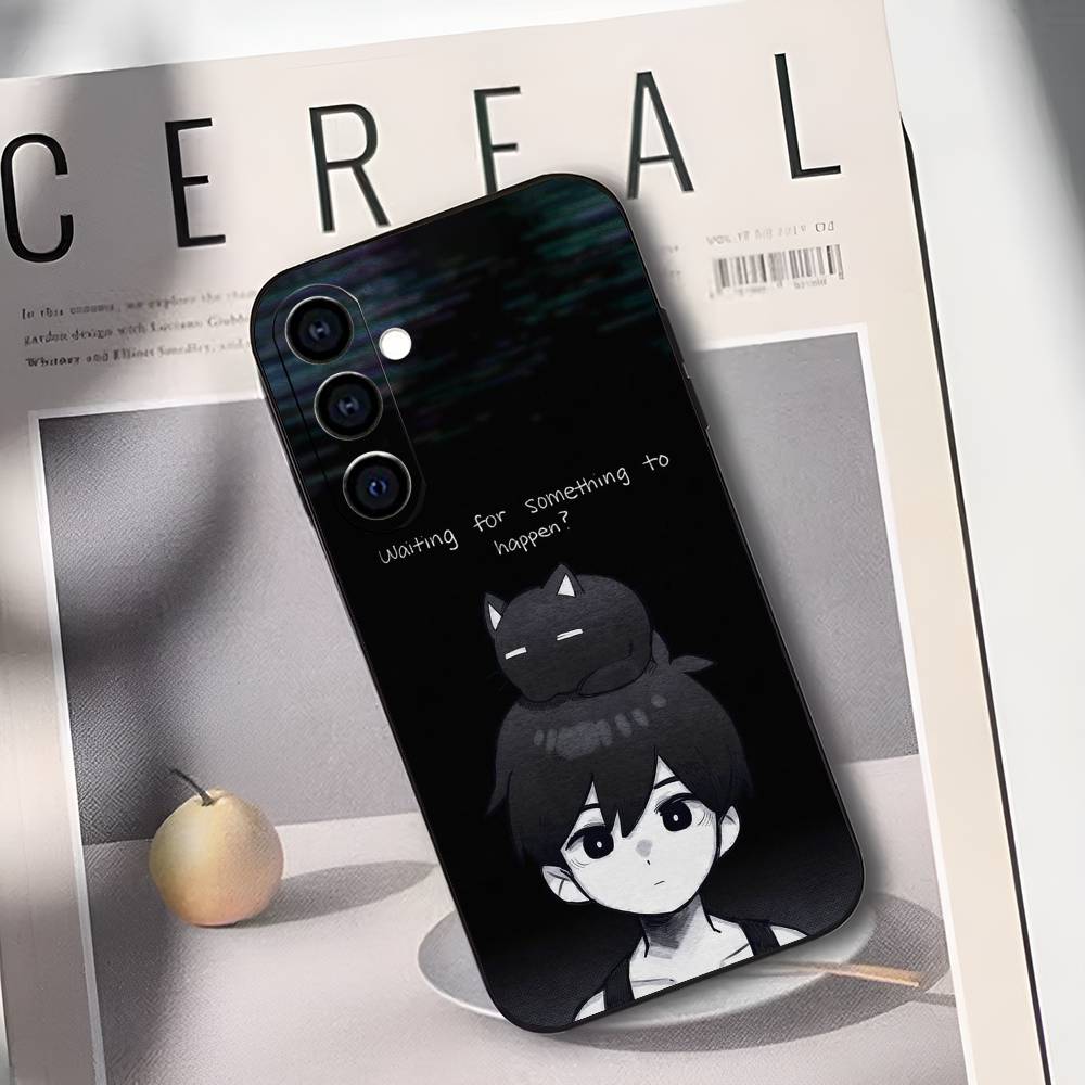 Game O-Omori Phone Case For Samsung Galaxy A73,A72,A71,A70,A53,A52,A51,Soft Silicone Black Cover