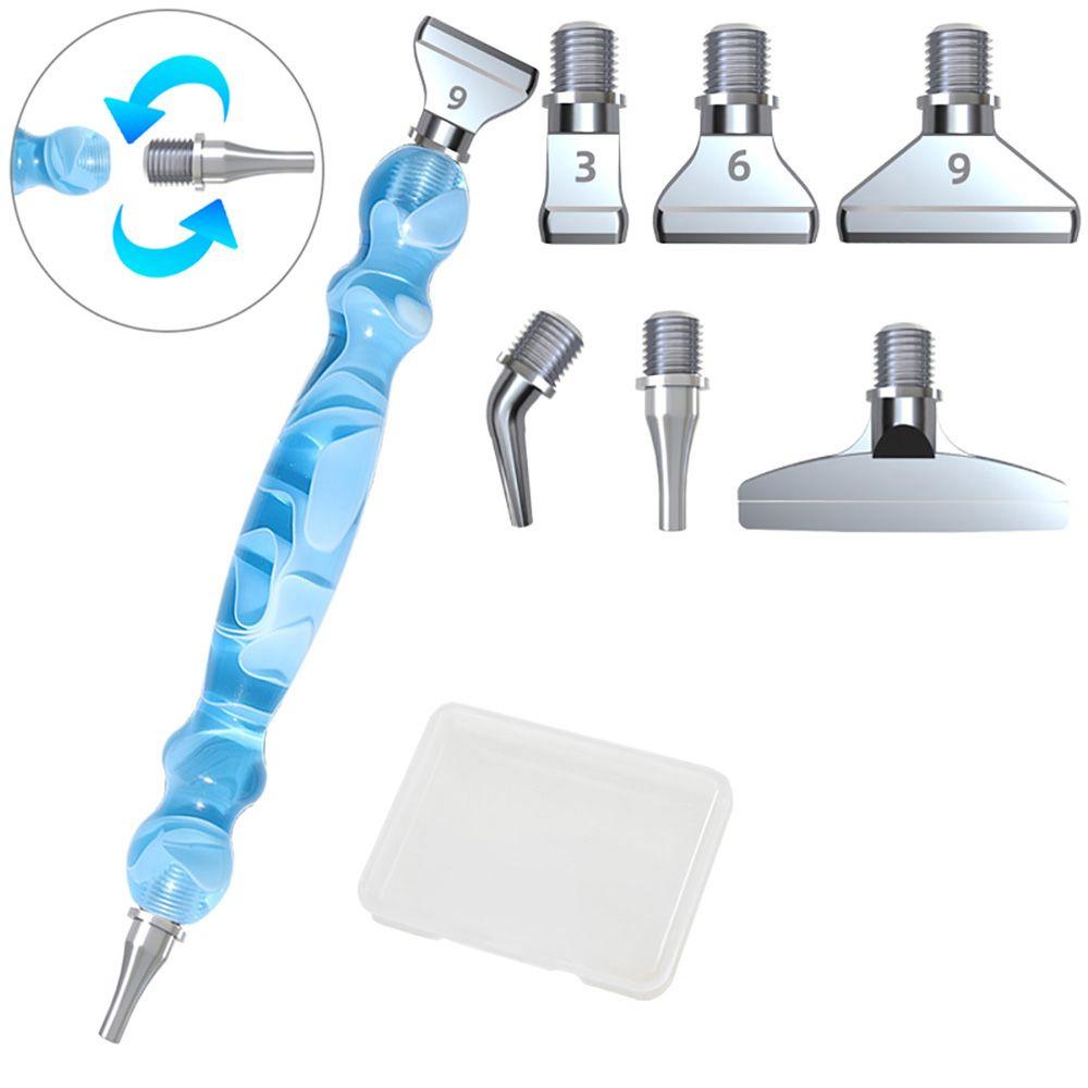 Cross Stitch Point Drill Pen Alloy Replacement Pen Heads Resin Diamond Painting Pen Resin Pen