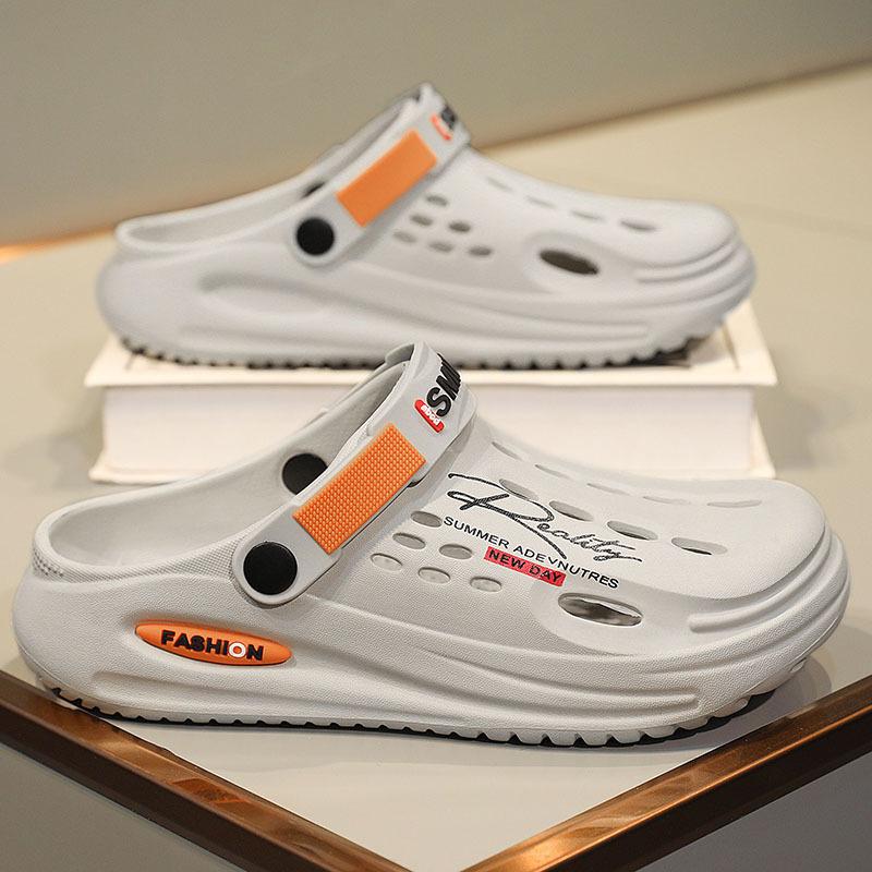 Cave Shoes for Men,indoor Eva Tread Shit Feeling Sandals,two Wear Sandals Slippers,outdoor Beach Shoes,men Slippers