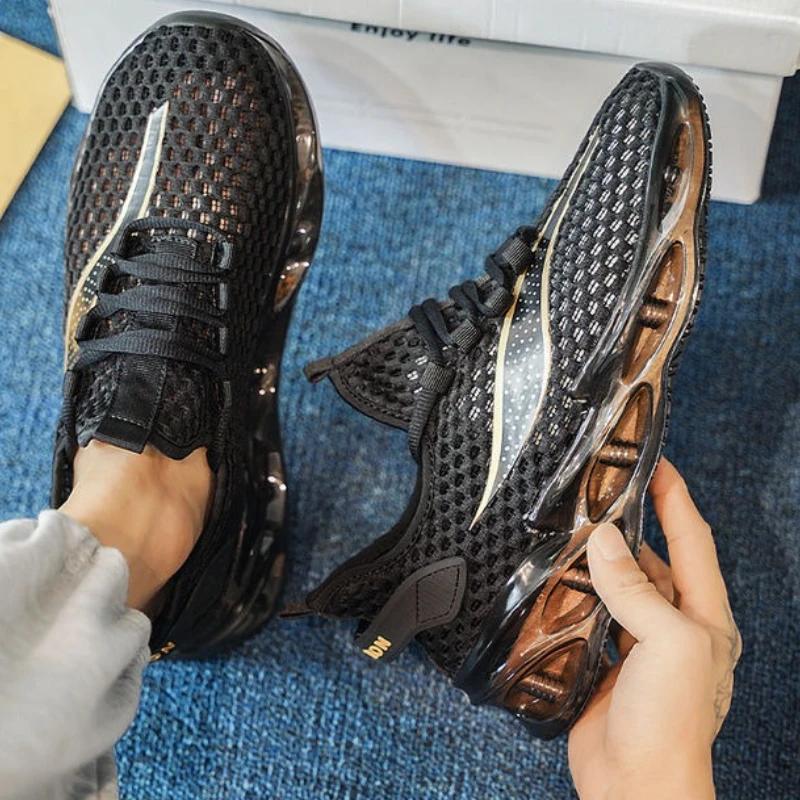 Модные походные белые быстросохнущие мужские повседневные кроссовки дизайнерские стильные для спортзала низкая цена тренд 2025 весна и осень спортивная обувь для мужчин