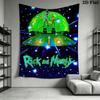 Cartoon Characters Dynamic Scene Tapestry Background Cloth Wallmounted Wall Decoration Soft Christmas Gift