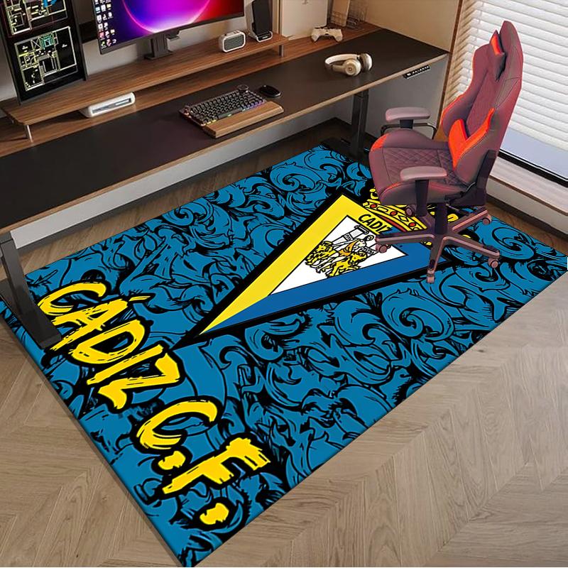 1PC Cadiz Crest Design Rug Game Carpet, Floor Mat for Bedroom Living Room Entryway Rug, Home Decor Idea Gift for Christmas birthday