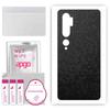 apgo Protective Skin Sticker for the Back Compatible with Xiaomi Mi Note 10, Wrap Film, Foil, Vinyl - Pattern Black Honeycomb