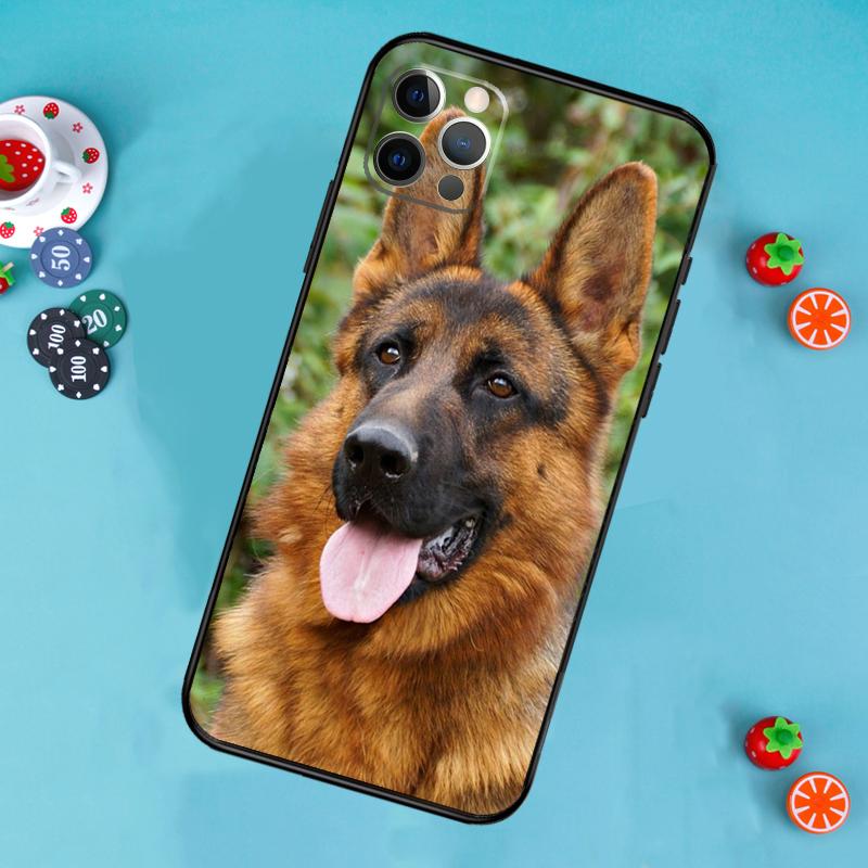 German Shepherd Dog Phone Case For iPhone 17 Air 15 14 13 12 11 16 Pro Max 13 12 mini 15 16 Plus 16e Cover Funda