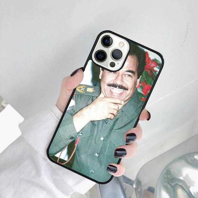 Saddam Hussein Iraq Arabic Phone Case Cover For iPhone 17 Air 15 16 14 11 12 13 Pro MAX Plus