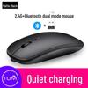 New Silent Bluetooth 5.0 Dual Mode Luminous Wireless Mouse for Notebooks and Gaming (2.4G)