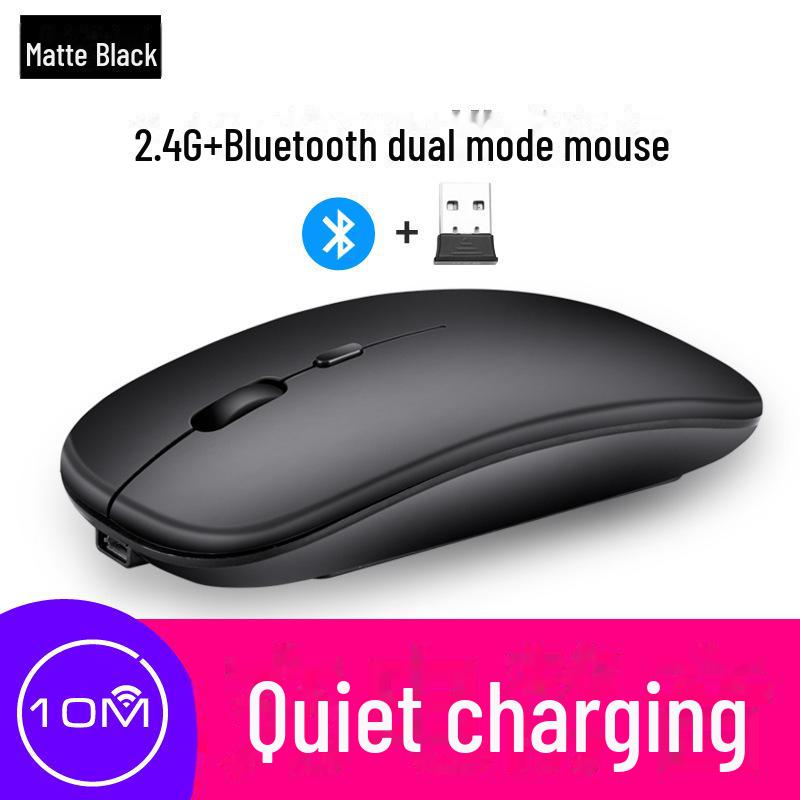 New Silent Bluetooth 5.0 Dual Mode Luminous Wireless Mouse for Notebooks and Gaming (2.4G)