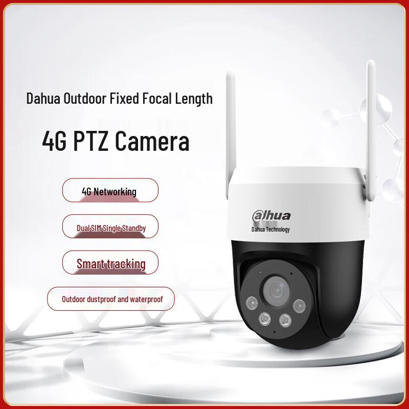 DAHUA 4MP 4G Dual-Light Smart PTZ Network Camera CN plug (adapter included)