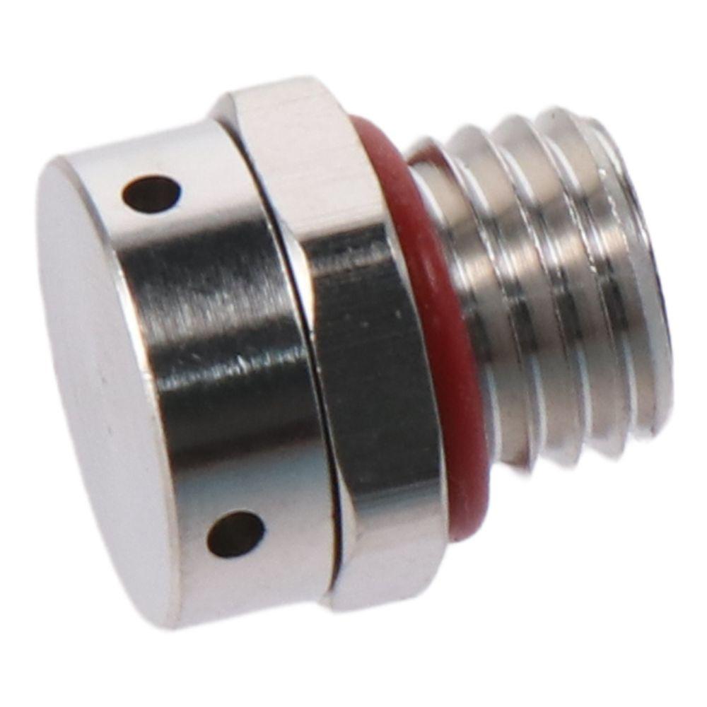 Серебристый вентиляционный клапан-заглушка, никелированный вентиляционный клапан, прочный клапан сброса давления, рабочий