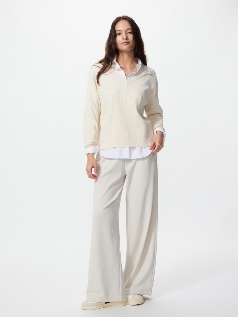 Uniqlo Теплые флисовые прямые брюки  Длина штанины от 72,5 до 75,5 см  Длинная длина