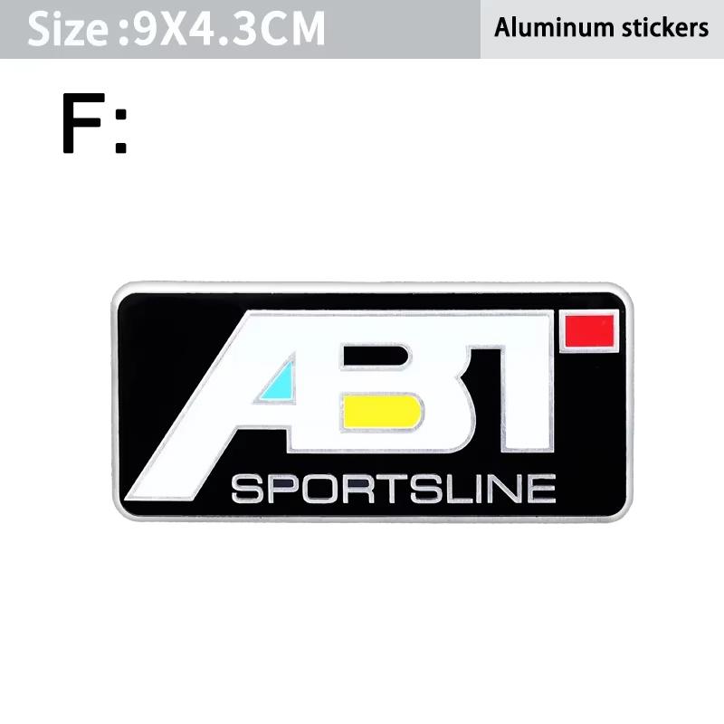 T28Volkswagen Series Aluminum Badge Car Body Stickers Decals Accessories For VW GTI Polo Golf Passat Tiguan T-ROC Arteon Jetta MK6
