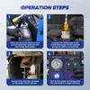 MR CARTOOL F109 Car Brake Fluid Extractor Oil Pump Brake Oil Changer Machine 1.2L Recycle Bottle Brake Bleeder Fluid Pump Kit