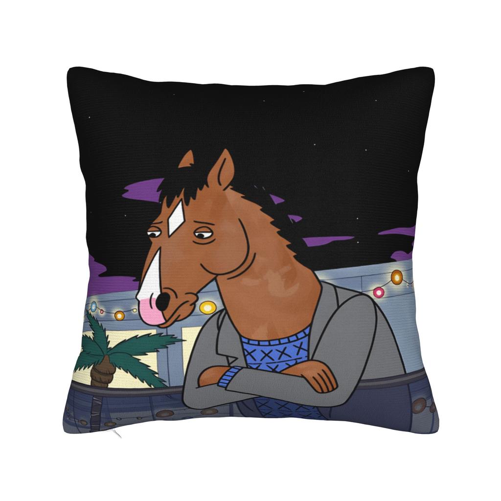 Аниме Наволочка B-BoJack H-Horsemans Мягкая Наволочка Для Дивана Кушетки Кровати Гостиной Милые Смешные Наволочки