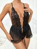 Эротичное боди, нижнее белье, прозрачные кружевные комплекты, сисси, прозрачные, сексуальные костюмы, подвязка, секс-наряд, платье-бэбидолл