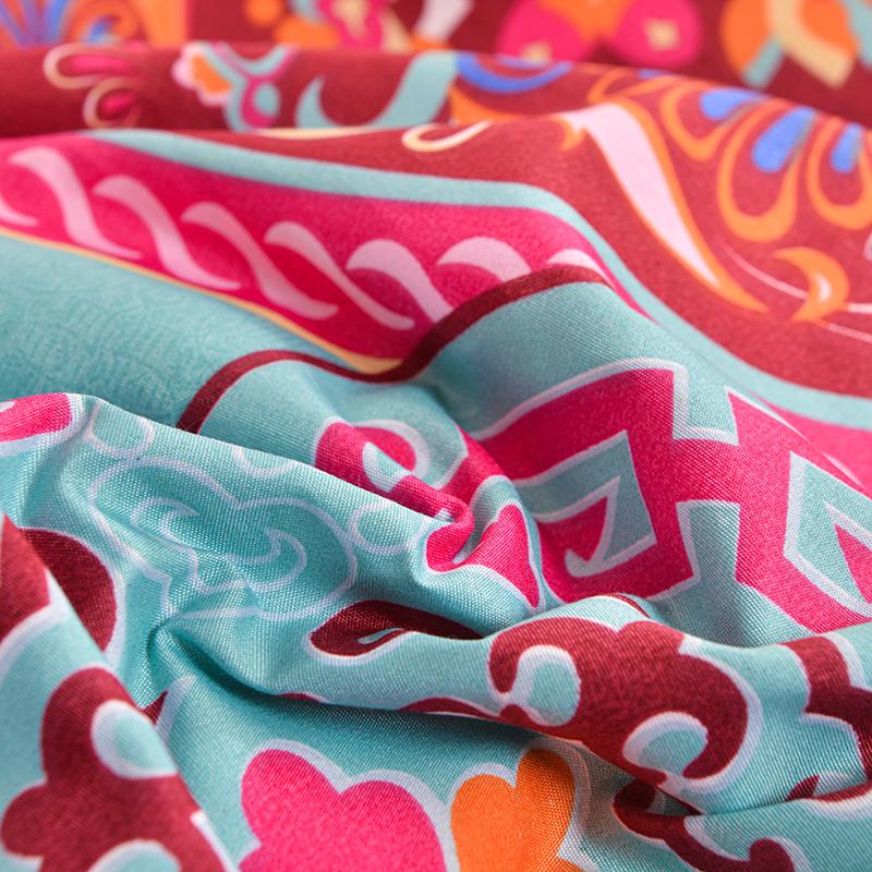 Комплект пододеяльника, приятный к коже, с принтом, 3 предмета, пододеяльник с наволочкой, домашнее покрывало, постельное белье