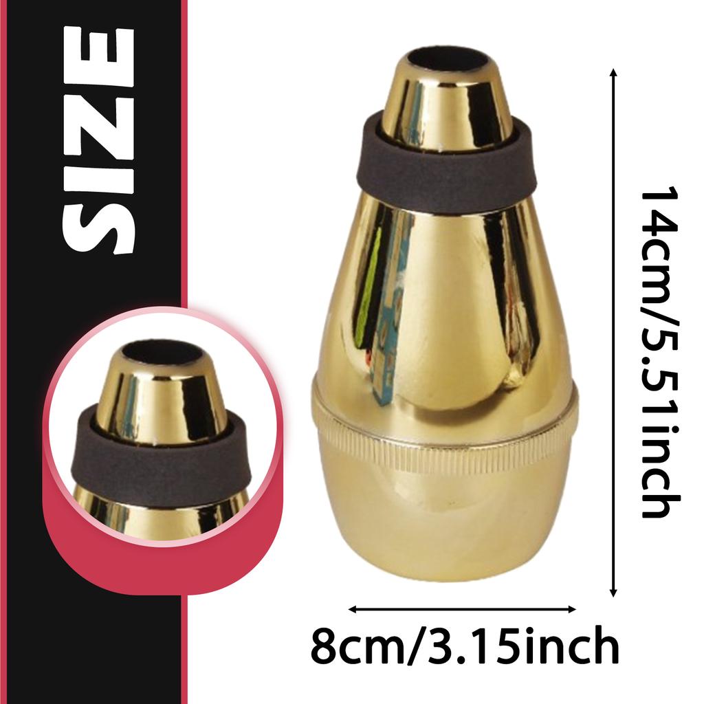 1 шт. Сурдина для трубы BB Музыкальный инструмент Аксессуары для ослабления звука трубы для начинающих трубачей Сценическое выступление