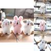 Adorable Plush Screaming Dog Keychain Soft Stuffed Animal Bag Charm