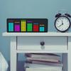 Светодиодный музыкальный спектр дисплей RGB красочный 1624 сегментный ритм свет уровень голосовой датчик отображение часов 384 светодиода 20 динамических