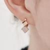 [ELLE Jewelry] 14K GF Fine Square One-Touch Earrings ELGPEE545