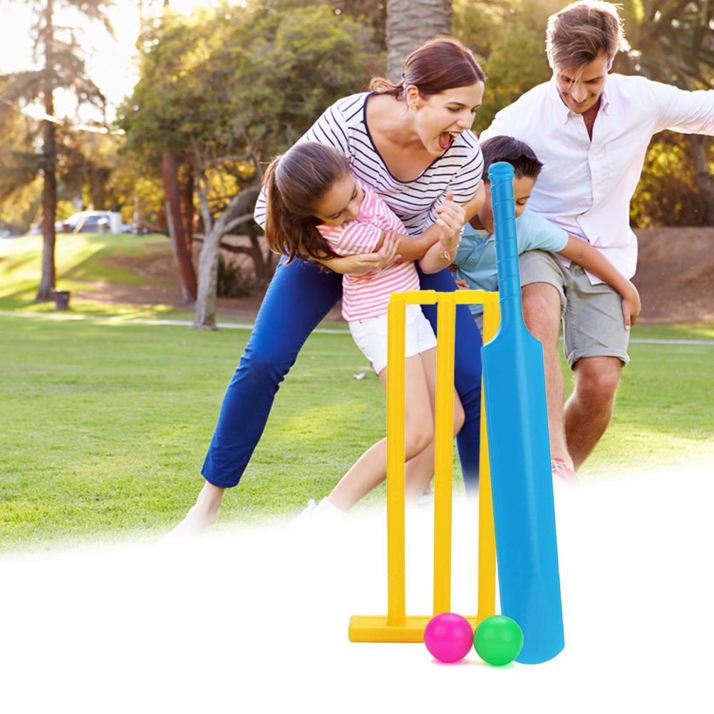 Детский набор для крикета Спорт Интерактивный крикет для родителей и детей Игра для помещений и улицы Игрушки