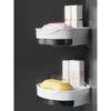 Toilet Corner Does Not Hurt the Wall Triangle Soap Box Toilet Triangle Soap Storage Rack Wall Hanging Soap Storage Box