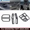 Правый руль Для DAIHATSU TAFT 2024 2025 ABS Аксессуары для интерьера ручка подлокотника двери накладка на чашу ручки подъема стекла накладка на панель рычага переключения передач