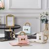 Creative Bow Ceramic Mug, Light Luxury Bag, Coffee Cup and Saucer Set, Free British Afternoon Tea for Girls At Home