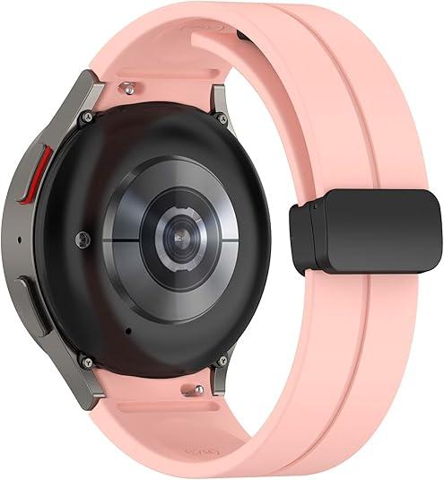 Ремешок для Samsung Watch 6 ремешок 7/4/5/5 Pro/4 6 classic 44мм 40мм Без зазоров Магнитный ремень Силиконовый браслет correa Galaxy Watch 7