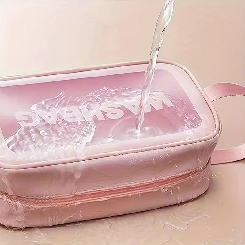 7-предметный бьюти-набор для макияжа и умывания лица, включающий 3 набора повязок для волос, 1 косметичку, 2 кисти для умывания лица и 1 пуховку